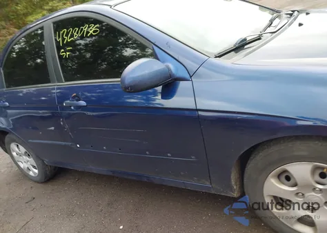 2007 Kia Spectra Ex z USA, uszkodzony, nr VIN KNAFE121775464002